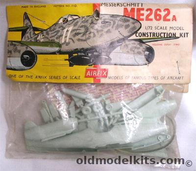 Airfix 1/72 Messerschmitt ME262a - Bagged, 110 plastic model kit